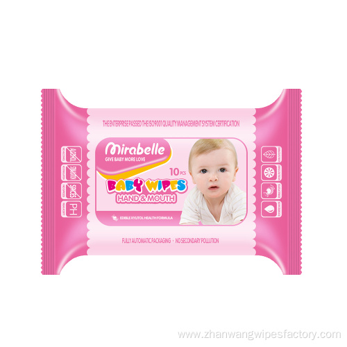 Water Natural Care Baby Wipes Portable